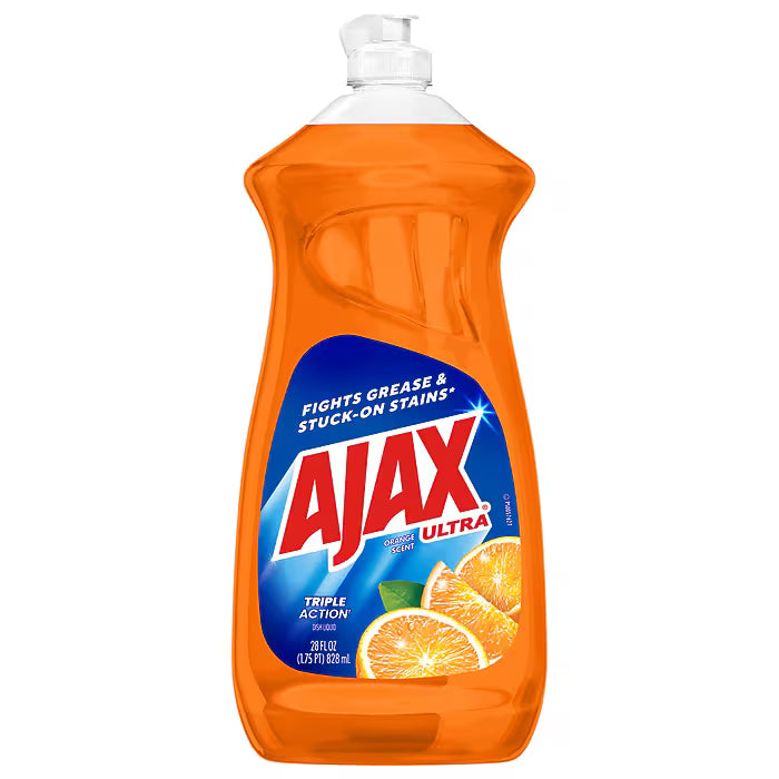 Ajax Dish Liquid - Orange - 28 Floz