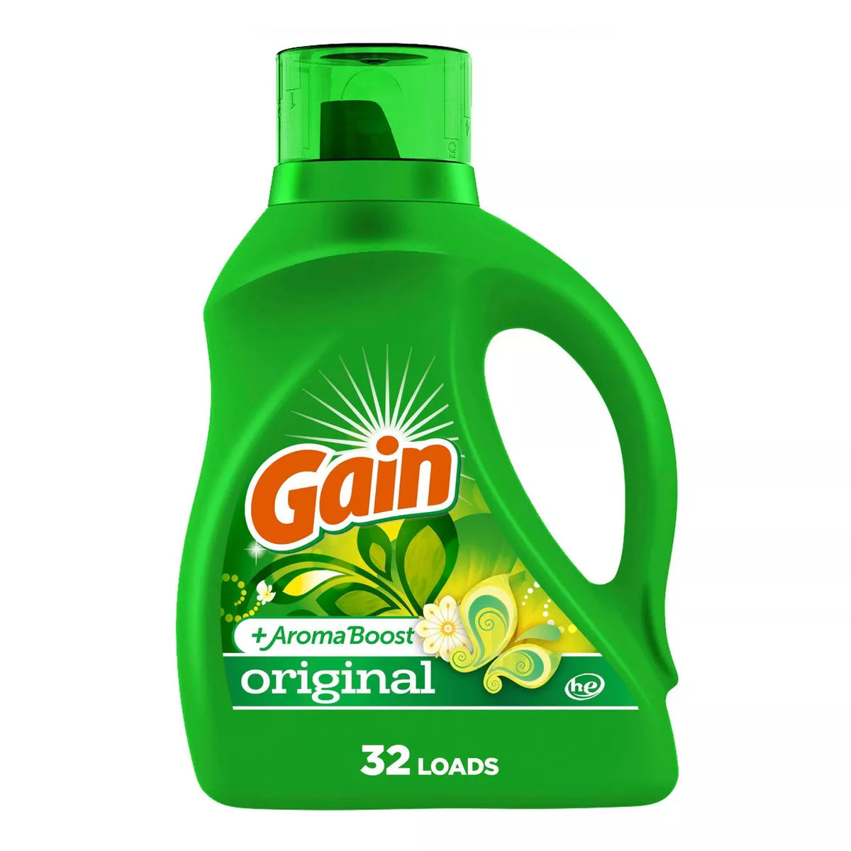 Gain Liquid Detergent - He Original - 46 Floz