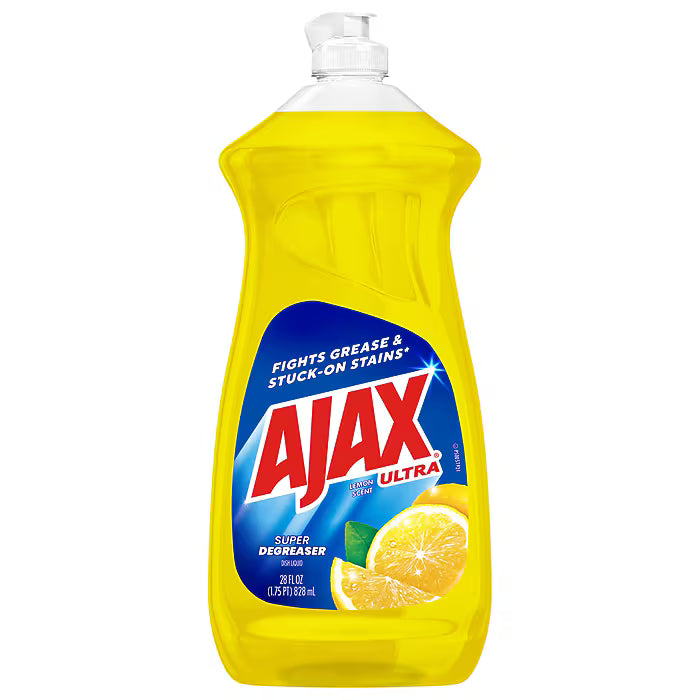 Ajax Dish Liquid - Lemon - 28 Floz