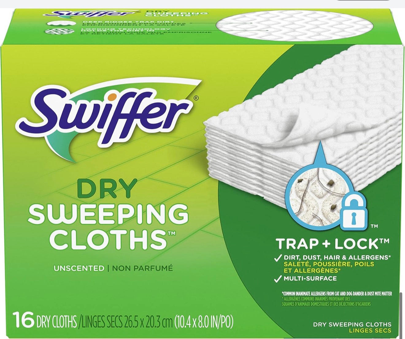 Swiffer - Dry Cloths Gain - 16 Ct