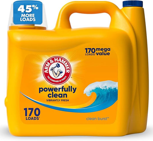 Arm & Hammer Liquid Detergent - Fresh Clean Burst - 170 Floz