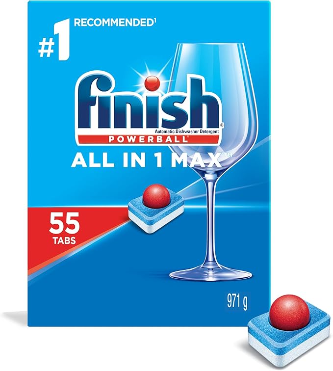 Finish - Dishwasher Detergent Pods All-In-1 Max - 55Ct